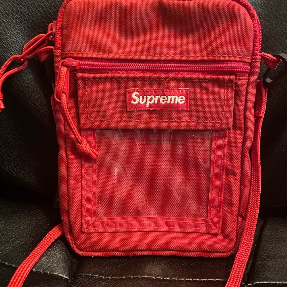 Supreme utility pouch red